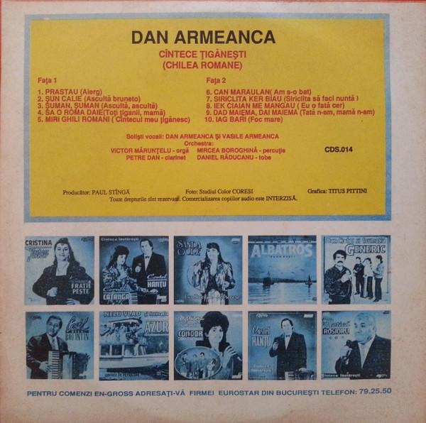 Dan Armeanca - Muzică Țigănească (Cîntece Țigănești = Chilea Romane), (Disc Vinil) [2]