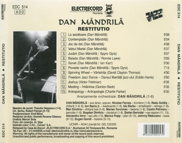 Dan Mîndrilă - Restitutio [2]