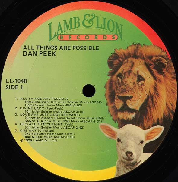 Dan Peek - All Things Are Possible [2]