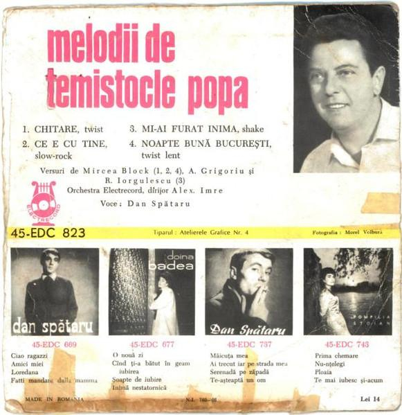 Dan Spătaru - Chitare / Ce E Cu Tine / Mi-ai Furat Inima / Noapte Bună Bucureşti (Disc Vinil) [2]