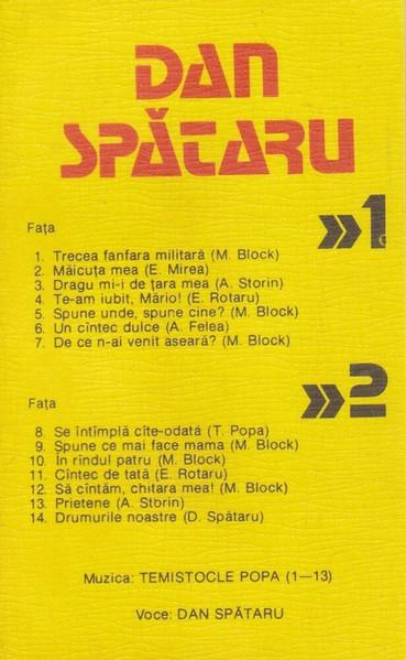 Dan Spătaru - Drumurile Noastre... (Caseta Audio) [2]