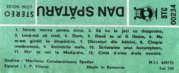 Dan Spătaru - Nu M-am Gîndit La Despărțire [2]