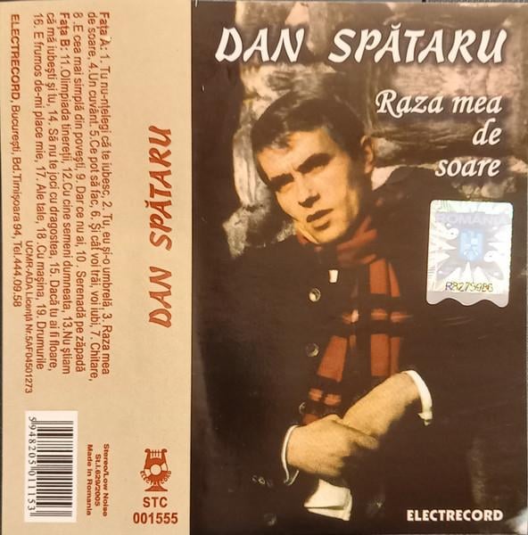 Dan Spătaru - Raza Mea De Soare, (Casetă Audio) [1]