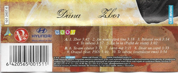 Dana Nălbaru - Zbor , (Casetă Audio) [2]