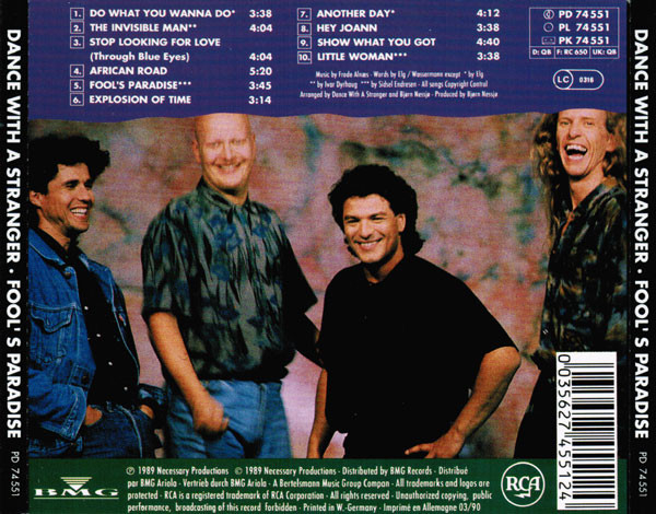 Dance With A Stranger - Fool's Paradise (CD) [2]