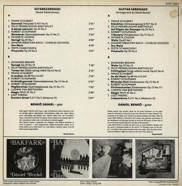 Dániel Benkő - Guitar Serenade (Disc Vinil) [2]