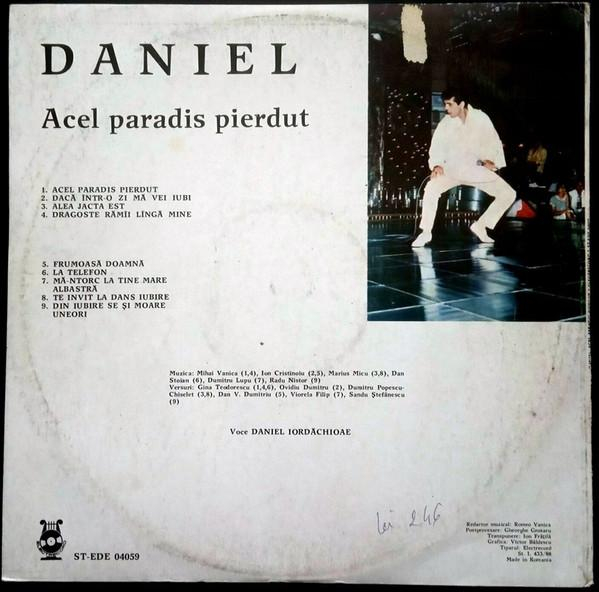 Daniel Iordăchioaie - Acel Paradis Pierdut, (Disc Vinil) [2]