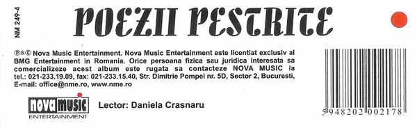 Daniela Crăsnaru - Poezii Pestrite (Caseta Audio) [2]