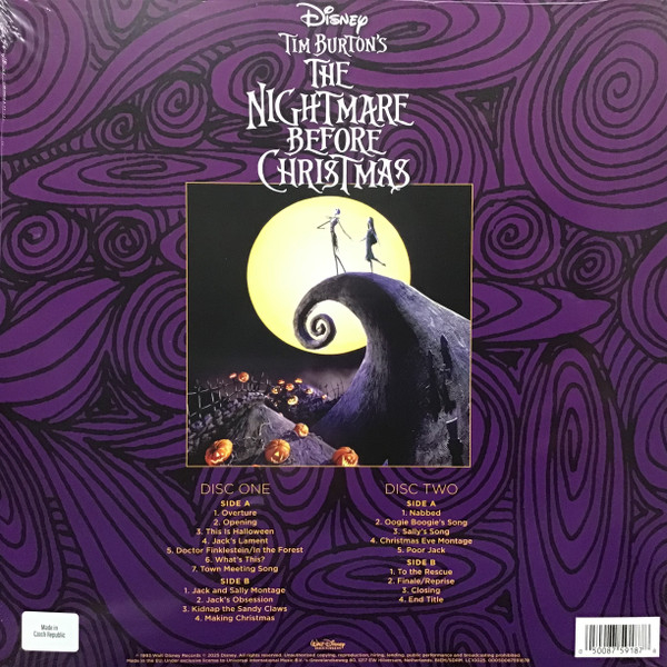 Danny Elfman - Tim Burton's The Nightmare Before Christmas (Original Motion Picture Soundtrack) (Glow in the dark vinyl, Disc Vinil) [2]