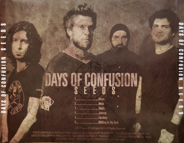 Days Of Confusion – Seeds (CD) [2]
