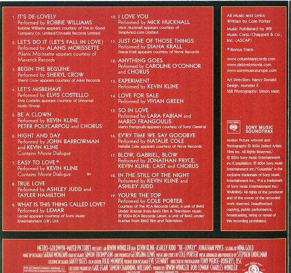 De-Lovely (Music From The Motion Picture) (CD) [2]