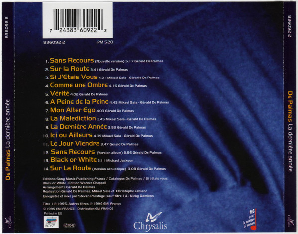 De Palmas – La Dernière Année (CD) [2]