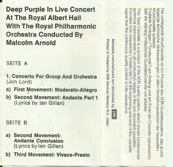 Deep Purple - Deep Purple In Live Concert At The Royal Albert Hall (Caseta Audio) [2]