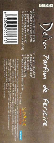 Delia - Parfum De Fericire , (Casetă Audio) [2]