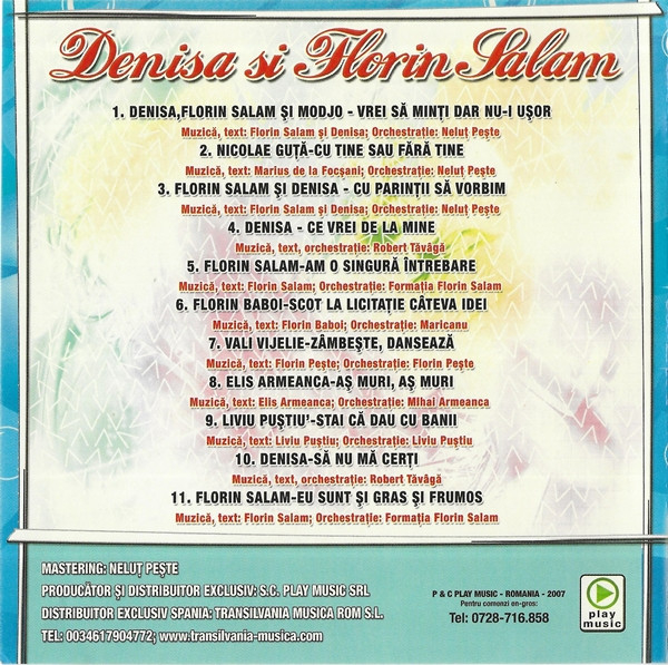 Denisa Și Florin Salam, (CD) [2]