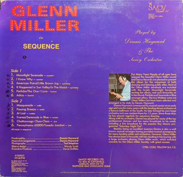 Dennis Hayward - Dennis Hayward & The Savoy Orchestra Play Glenn Miller In Sequence (Disc Vinil) [2]