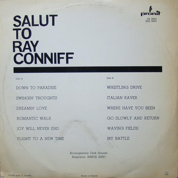 Dick Smede Orchestra - Salut To Ray Conniff (Disc Vinil) [2]