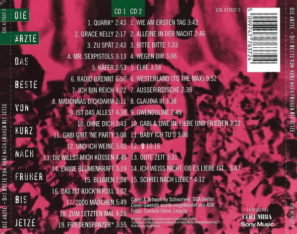 Die Ärzte - Das Beste Von Kurz Nach Früher Bis Jetze [2]