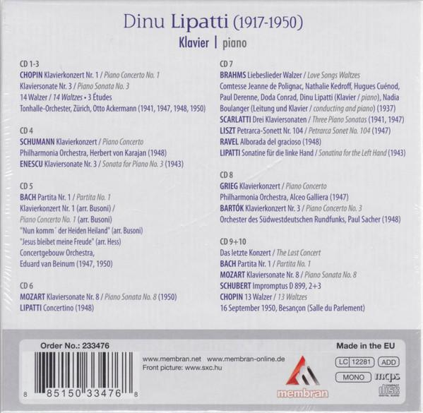 Dinu Lipatti - Pianist Von Göttlicher Spiritualität = Pianist Of Divine Spirituality (CD) [2]