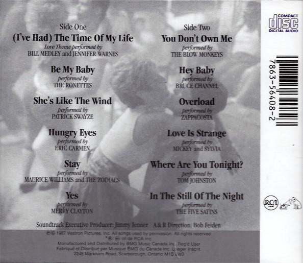 Dirty Dancing (Original Soundtrack From The Vestron Motion Picture) (CD) [2]