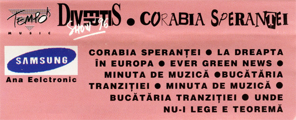 Divertis - 1. Corabia Speranței , (Casetă Audio) [2]