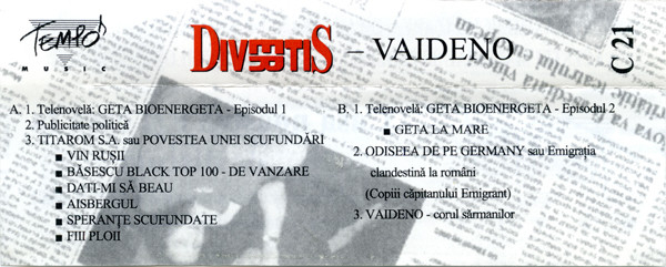 Divertis - Vaideno! , (Casetă Audio) [2]
