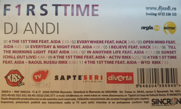 DJ Andi (2) – F1rst Time (CASETA AUDIO) [2]