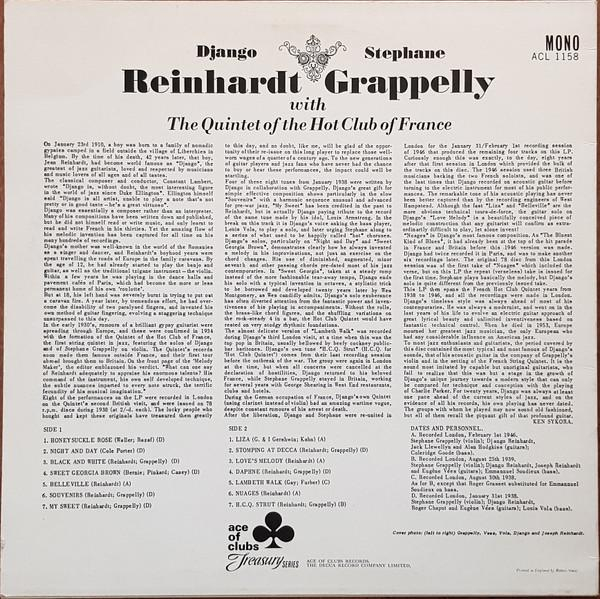 Django Reinhardt - Django Reinhardt & Stephane Grappelly With The Quintet Of The Hot Club Of France (Disc Vinil) [2]