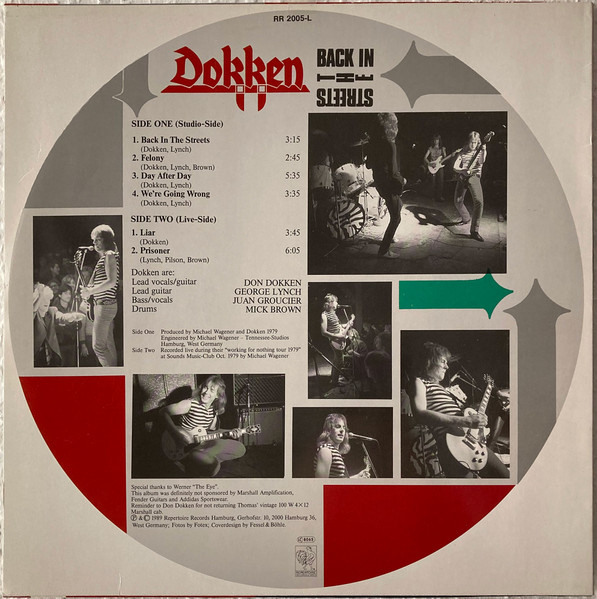 Dokken – Back In The Streets (VINIL) [2]