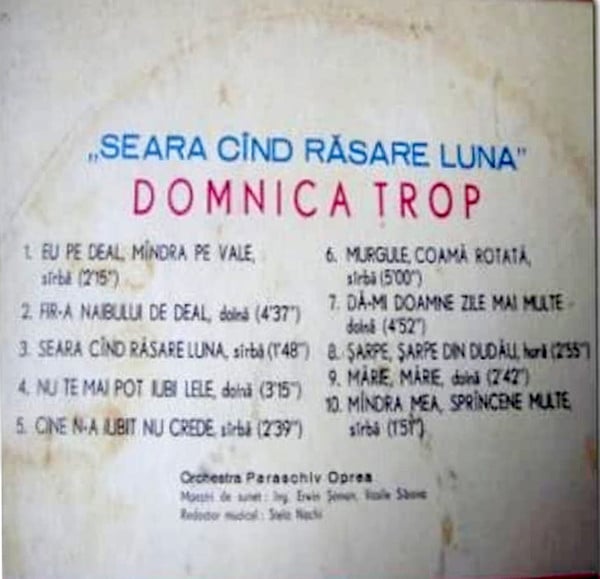 Domnica Trop – Seara Cînd Răsare Luna [2]