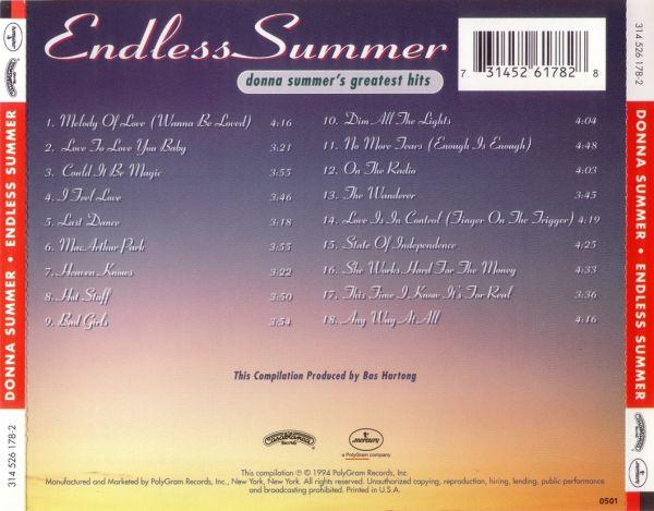 Donna Summer - Endless Summer (Donna Summer's Greatest Hits) (CD) [2]