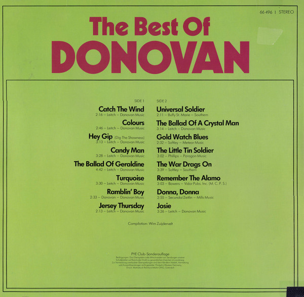 Donovan - The Best Of Donovan (Disc Vinil) [2]