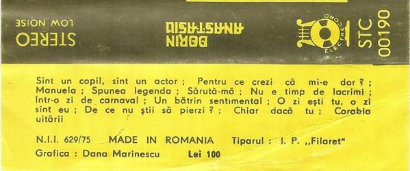 Dorin Anastasiu - Bună Seara, Iglesias (Caseta Audio) [2]