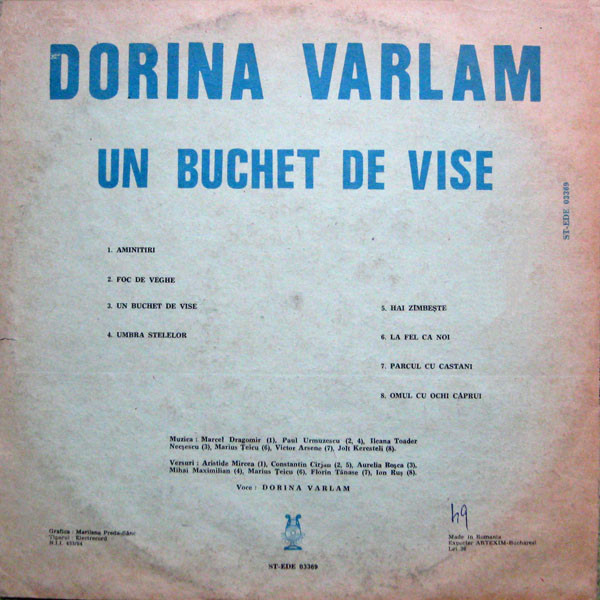 Dorina Varlam – Un Buchet De Vise (VINIL) [2]