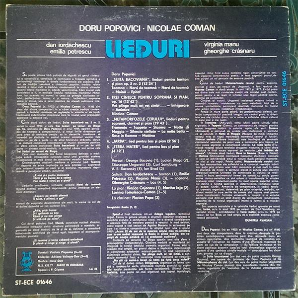 Doru Popovici - Lieduri [2]