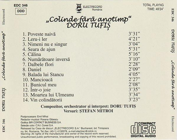 Doru Tufiș - Colinde Fără Anotimp [2]
