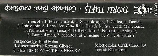 Doru Tufiș - Colinde Fără Anotimp (Caseta Audio) [2]