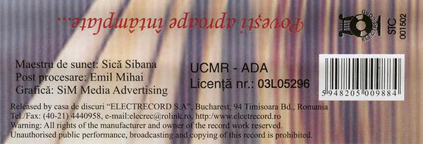 Doru Tufiș - Copiii Cântă... Povești Aproape Întâmplate, (Casetă Audio) [2]