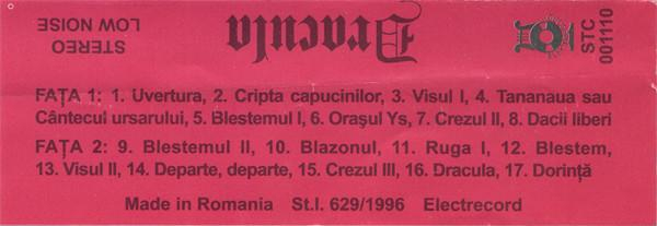 Dracula - Dracula (Caseta Audio) [2]