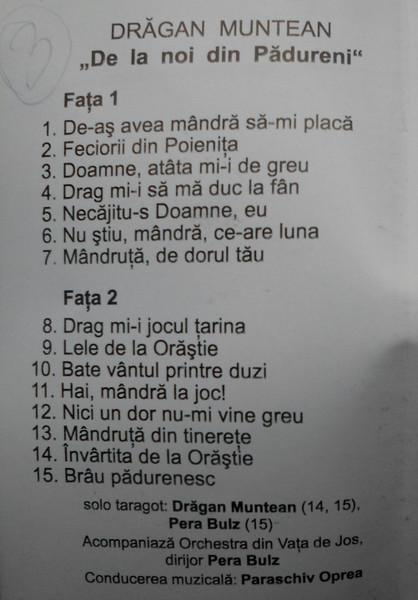Drăgan Muntean - De La Noi Din Pădureni (Caseta Audio) [2]