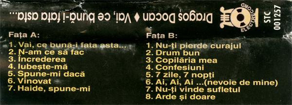 Dragoș Docan - Vai, Ce Bună-i Fata Asta..., (Casetă Audio) [2]