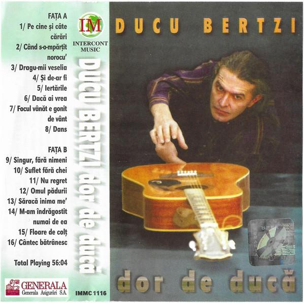 Ducu Bertzi - Dor De Ducă, (Casetă Audio) [2]