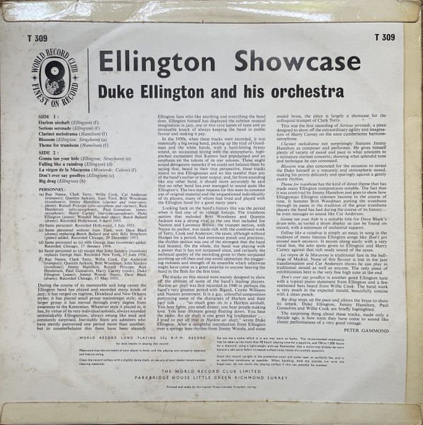 Duke Ellington And His Orchestra - Ellington Showcase [2]