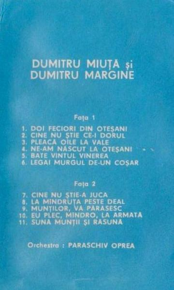 Dumitru Miuță - Doi Feciori Din Oteșani	 (Caseta Audio) [2]