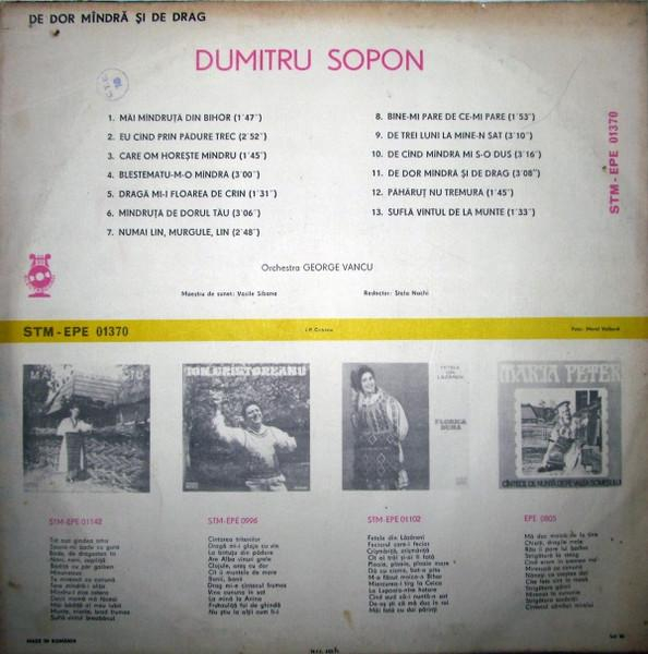 Dumitru Sopon - De Dor Mîndră Și De Drag [2]