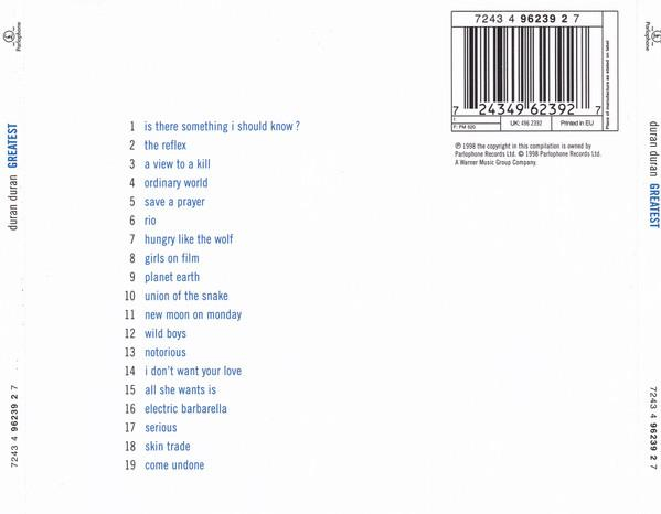 Duran Duran - Greatest (CD) [2]