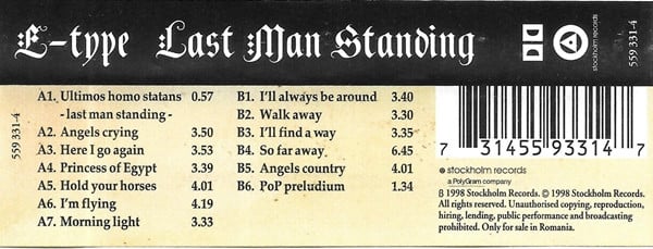 E-Type – Last Man Standing (CASETA) [3]