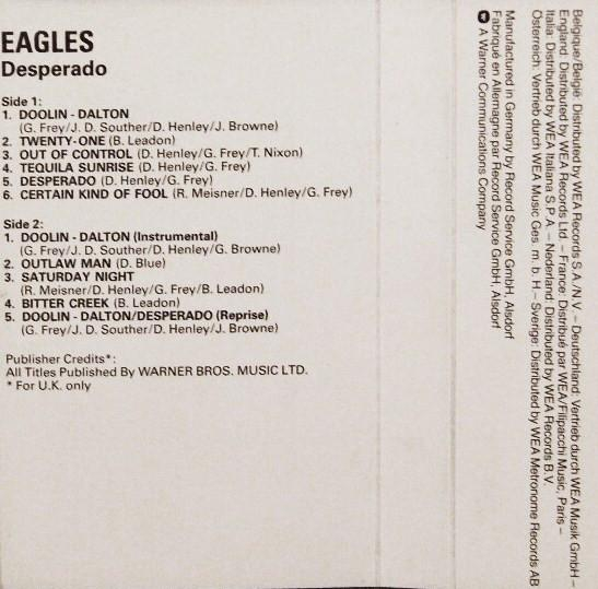 Eagles - Desperado (Caseta Audio) [2]