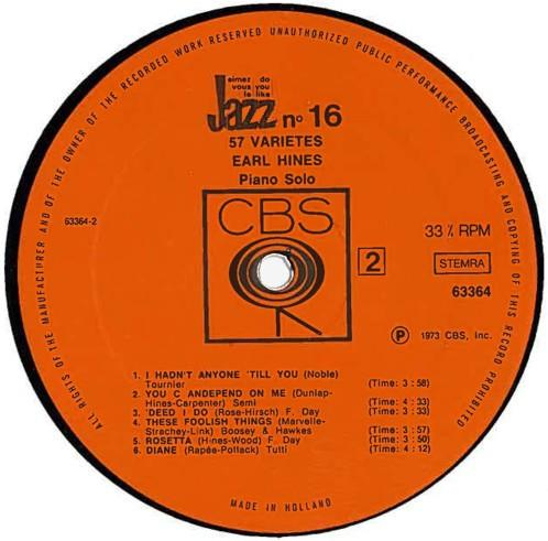 Earl Hines - 57 Varieties [2]
