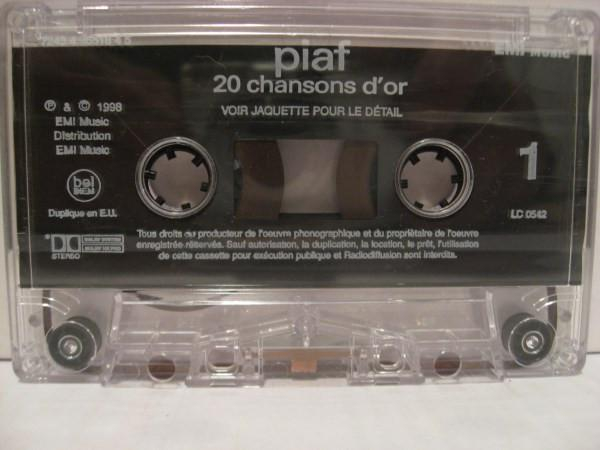 Edith Piaf - 20 Chansons D'or, (Casetă Audio) [2]